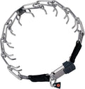Herm Sprenger Stainless Steel Prong Dog Training Collar with Quick Release Buckle No-Pull Collar for Dogs (Stainless Steel, 24in x 4.0mm (Neck Size Up to 21in))