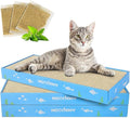 3Pcs Cat Scratching Pads, Double-Sided Corrugated Horizontal Cat Scratcher Cardboard, Scratch Board