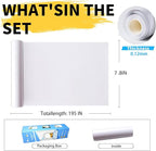 Cat Furniture Scratch Protector, Self-Adhesive Transparent Tape, Clear Scratch Guard for Sofa, Door & Furniture Protection (20x500cm)