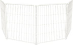 FXW Homeplus Unleashed Indoor Dog Playpen - Stress-Free and Safe Play, Heavy Duty 32 Inch 4 Panels Dog Pen for Small and Medium Dogs, White│Patented