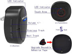 Wireless Doorbell, Dog Bells for Potty Training IP55 Waterproof Doorbell Chime Operating at 950 Feet with 55 Melodies 5 Volume Levels LED Flash (1 Receiver 2 Transmitters)