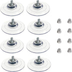 8 Pack Cat Window Perch Suction Cups with Screws, Holds up to 40 lbs Strong Adhesive Replacement Suction Cups for Foldable & Cordless Cat Window Hammock Seat