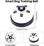 2 Pack Dog Doorbells, Dog Training Bells for Go Outside Potty Training Bell Communication Device, Adjustable Strap Door Bell, Dog Bells Puppy Training Bell with Free Whistle
