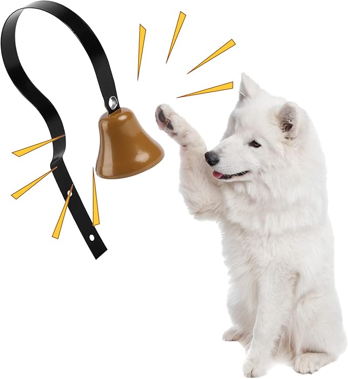 Dog Bell for Door Potty Training,Doorbell for Dog Housetraining Antique Door Bell Shopkeepers Bell Wall Mounted Metal Alarm System Dog Bells for Ring to Go Outside Traditional Doorbell Shop Doorbell