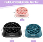 Slow Feeder Dog Bowls for Healthy Eating, Non-Slip and Anti-Choking Design, Reduces Bloating & Overeating for Large Dogs, Easy to Clean