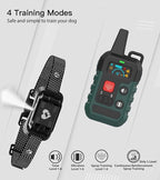 Citronella Dog Training Collar with Remote & 1* Spray Refill, 4 Modes Beep/Vibration/Spray/Spray Enhancement, Humane Safe Dog Bark Collar, Waterproof Spray Collar, Range 300M 【Only Work with Remote】