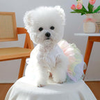 Furbabycare® Elegant Sweet Easter Puppy Dog Blingbling Princess Skirt Pet Dog Lace Cake Camisole Tutu Dress C-Easter Eggs X-Small