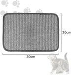 Sisal Cat Scratching Pad Bed Corner Protector Cat Scratcher Mat Anti-Slip Scratch Playing Mat Furniture Protection Couch Cover for Grinding Claw