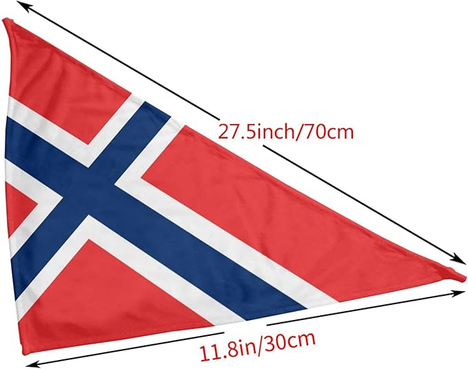Dog Bandanas Flag of Norway Pet Bandana Scarf Triangle Bibs Kerchief Accessories for Dogs Cats