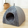 Cat House - Cat Bed for Indoor Cats Cute Triangle Cat's Nest Soft and Comfortable Cat's Nest with Antiskid Bottom for Cats Small Dogs Indoor and Outdoor