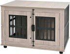 Amazon Basics Heavy Duty Dog Crate Furniture for Small to Medium Dogs, Wooden Dog House Dog Kennel Cage Indoor with Safety Lock, 38.5" L x 26.8" W x 25.6" H