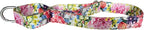 Serijoars Adjustable Martingale Dog Collar Heavy Duty Nylon Dog Collar for Medium Large Dogs Walking Training Boy and Girl Dogs (M, White1)