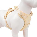 No Pull Dog Harness, Puppy Vest with Front Clip for Small Medium Large Sized Dog(Light Yellow,S)