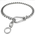 Dog Chain Collars 304 Stainless Steel Metal Chew Proof Dog Necklace Anti Winding Dog Leash Extension Lead for Small Medium Large Dogs Training and Walking. (X-Large：30in x 4mm(Neck max 27in))