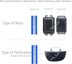 Dog Collar Strap for Most of Electronic Training Shock Collar Receivers-Adjustable Durable Waterproof Odorless 3/4 Inch Collar Replacement for Barking Fence-Pet TPU Collar Strap