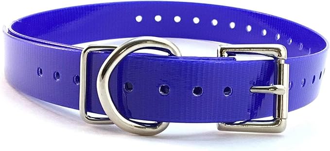 Universal 27 ½” X ¾” Replacement Band Strap for Dog Training Collar - Adjustable Waterproof TPU for Remote E-Collar, Static/Vibration Shock Trainer, Fits Most Bark Control & Obedience Devices