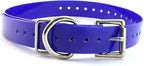 Universal 27 ½” X ¾” Replacement Band Strap for Dog Training Collar - Adjustable Waterproof TPU for Remote E-Collar, Static/Vibration Shock Trainer, Fits Most Bark Control & Obedience Devices