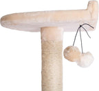 Armarkat Real Wood Cat Tree Model A6401, Blanched Almond,34"(L)X24"(W)X64"(H)