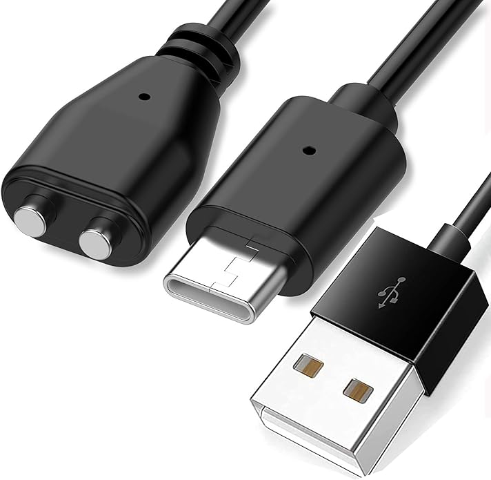 Compatible with Jugbow Dog Shock Collar Charger, USB Charging Cable Dog Training Collar and Remote, 2-in-1 Magnetic Charging and Micro USB Cable Replacement Charger Cable Compatible with Jugbow Dog Shock Collar