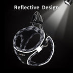 AMTOR Small Dog Harness with Leash Set, No Escape Easy Walk Puppy Harnesses for Training Walking, Step-in Reflective Soft Dogs Vest for XS S Medium Extra-Small Large Sized Dog(Blackwhite,L)