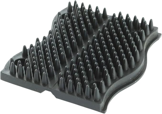 The Original ScratchnAll Animal Scratch Pad, Flexible Acupressure Nubs & Interlocking Design, Very Durable & All-Weather, Great for Domestic, Barnyard and Zoo Animals - USA Made, Black