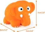 CHIWAVA 3 Pack 3.2'' Squeak Latex Puppy Toy Cute Standing Animal Sets Pet Interactive Play for Small Dogs Assorted Color