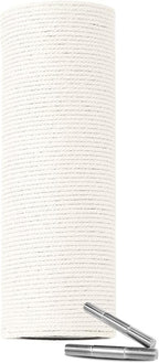 PVC Scratching Post Cotton Rope Columns for Floot to Ceiling Cat Trees, Length 30cm 11.8in