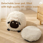 Lamb Shape Cat House Sheep Shape Cat Cave Bed Semi-Enclosed Cave-Style Warm Cat House Pet Nest for Cats Small Dogs