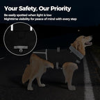 Mihachi Dog Coat for Large Dogs, Warm Dog Winter Coat Waterproof Dogs Jacket with Harness Built in Reflective Pet Fleece Vest, Puppy Cold Weather Coats Turtleneck & Windproof Pet Snowsuit, Black L