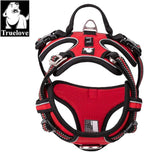 TRUE LOVE Dog Harness No Pull Nylon Reflective Pet Harness Adjustable Comfortable Control Step-in Brilliant Colors Truelove TLH56512 XL Red