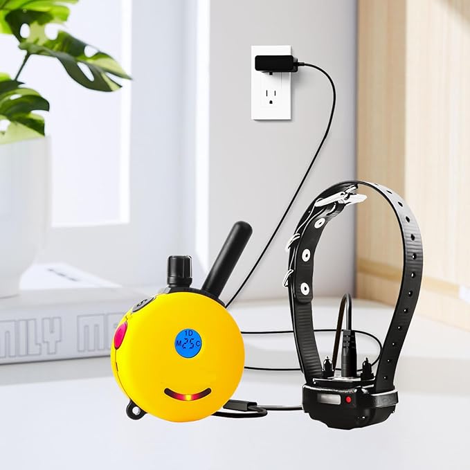 Dual Lead Charger Compatible with Educator 300 400 Series Training Collars Remote Dog Power Adapter Replacement 5V 1A Charging Cord Supply Black 1.5m