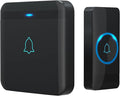 AVANTEK Wireless Doorbell, D-3G Waterproof Chime Kit Operating at Over 1300 Feet with 52 Melodies, 5 Volume Levels & LED Flash