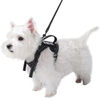 Tactical Dog Harness for Small Dog - Reflective Puppy Pet Vest No Pull Military Service Dog Vest with Vertical Handle XS Dog Harness for Outdoor Training