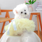 Furbabycare® Elegant Sweet Easter Puppy Dog Blingbling Princess Skirt Pet Dog Lace Cake Camisole Tutu Dress C-Easter Bunny X-Large