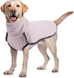 ROZKITCH Dog Winter Coat Soft Pullover Pajamas, Pet Windproof Warm Cold Weather Jacket Vest Cozy Jumpsuit Apparel Outfit Clothes for Small Medium Large Giant Walking Hiking Travel Light XL