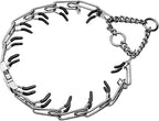 Dog Collar with Stainless Steel Fastener & Quick Release for Medium Large Dogs (Black, M:2.8-3.2mm)