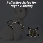 Tactical Dog Harness for Small Dog - Reflective Puppy Pet Vest No Pull Military Service Dog Vest with Vertical Handle XS Dog Harness for Outdoor Training