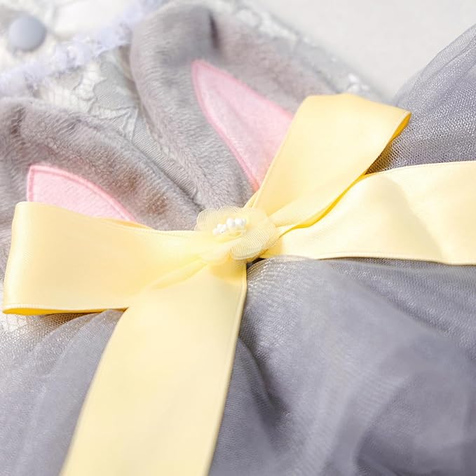 Furbabycare® Elegant Sweet Easter Puppy Dog Blingbling Princess Skirt Pet Dog Lace Cake Camisole Tutu Dress C-Easter Bunny-1 X-Small