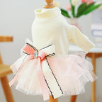 Furbabycare® Elegant Sweet Fashion Puppy Dog Blingbling Princess Skirt Pet Dog Lace Cake Camisole Tutu Dress Q-Apricot X-Small