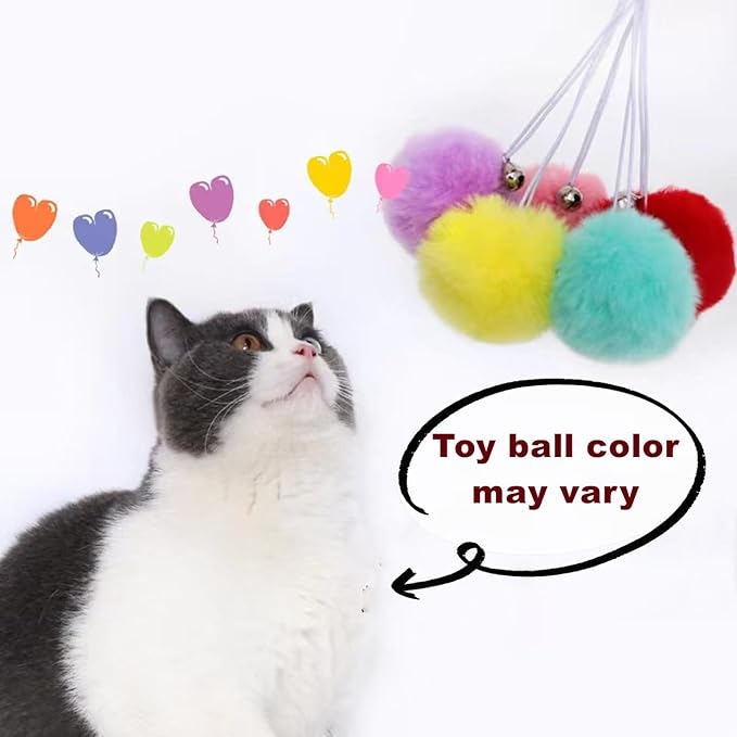 SHENGOCASE 14.6" Grey Nest Basket Lounger Hammock Bed for Cat Tree Tower Replacement, 5-Pack Hanging Toys, Cat Tree Accessories Hammock Attachment (Large Grey)