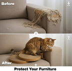 Cat Scratching Pad Cardboard Round Cat Scratcher Refill Replacement Scratch Pads for Cats– 3 Count