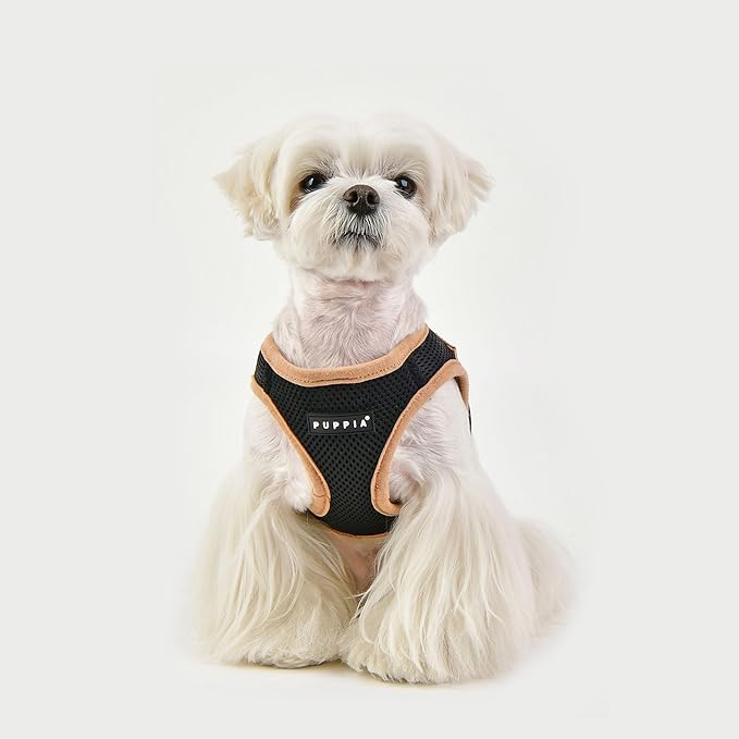 Puppia Soft Vest Harness B II - Black - S