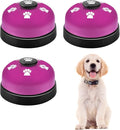 3 Pack Dog Doorbells, Pet Training Bells for Outside Potty Training and Communication, Bell for Dog Cat Puppy Interactive Toys (Purple, 3 Pack)