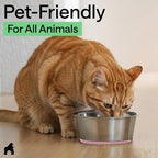 GORILLA GRIP Dog Bowls, Food Grade 304 Stainless Steel, Holds 8 Cups Each (64 fl oz) Food and Water Bowl for Feeding Dogs and Cats, Dishwasher Safe, Rust Resistant, BPA Free Rubber Base Set of 2 Pink