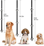2 Pack Dog Doorbells, Dog Training Bells for Go Outside Potty Training Bell Communication Device, Adjustable Strap Door Bell, Dog Bells Puppy Training Bell with Free Whistle