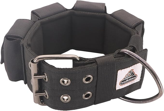 Tactical Weighted Dog Collar - Weights for Training & Exercise - Small, Medium, Large Dogs