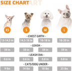 KOOLTAIL Dog Harness and Leash Set for Medium Large Dogs, Step in No Pull Soft Mesh Dog Harness Comfort Padded Pet Vest, Adjustable Reflective Easy Walking Puppy Cats Harnesses Training
