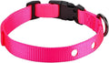 1 Inch Dog Shock Collar Replacement Strap with 2 Holes - Compatible with Most Brands of Ecollar Dog Fences and Training Collars, Pink