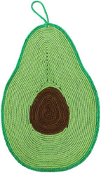 Cat Scratching Mat Couch Accessories Avocado Toy Wall Hanging Decor Cat Scratching Posts Cat Scratcher Sisal Mat for Cats Hanging Cat Scratcher Decorative Scratch Pad