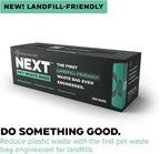Doggy Do Good Next Pet Waste Bags, Landfill Friendly Recycled Plastic Unscented Dog Poop Bags for Dogs, Thick & Leakproof, Strong, Earth Friendly Poop Bags, 300 Count